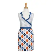 Mila Ladies Women Kitchen / BBQ Cotton Apron / BBQ Oven Mitts/ BBQ Cotton Pot Holders by Ladelle