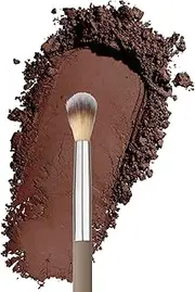 Sandstone Soft Collection Big Blending Brush (1 pc) - ideal for blending eyeshadow and fine powders. Vegan brush for eye makeup