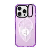 iPhone 16 Pro Impact Ring Stand Case MagSafe Compatible Muted Heart in Love Valentine's