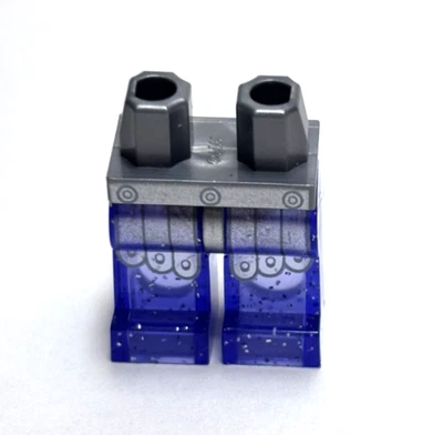 Lego - Minifigure Legs - Purple, Silver, Armor
