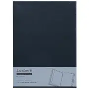 King Jim Premium Display Book 20 Pockets Black