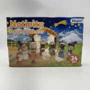 2024 Nativity Advent Calendar for Kids Little Nativity Scene Set Toys Christian