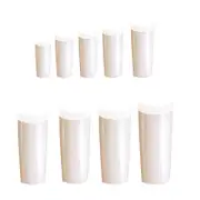 500 PCS Fake French Nail Tips White Clear Stiletto False Gel Pointy Art Acrylic