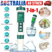 7 In 1 Digital PH Meter TDS Meter Digital Tester Pen Pool Water Quality Monitor