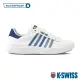 【K-SWISS】防水運動鞋 Pershing Court Light DS WP-女-白/夜幕藍(97270-167)