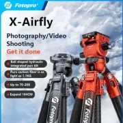 Fotopro Travel Compact Tripod X-Airfly Carbon Fiber Video Ball Head