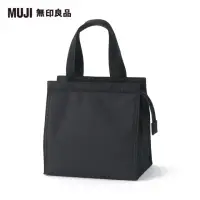 在飛比找momo購物網優惠-【MUJI 無印良品】聚酯纖維購物袋/小/黑