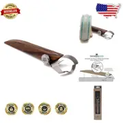 Adjustable Handheld Clay Extruder with Stainless Steel Blade - Ideal for Pottery