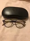 Ray Ban RX7118 8020 Transparent Violet Round Glasses Frames Eyeglasses Size 50MM