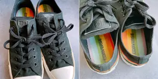 平常小姐┋2手┋ALL STAR【Converse】絕版 限量聯名 Pink Floyd 低筒帆布鞋 25.5cm