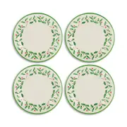 Lenox Holiday 4 Piece Melamine Dinner Plate Set