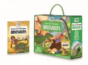 Sassi Science Travel, Learn and Explore Dinosaurs Puzzle & Book Set