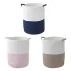 Clothes Hamper Utility Storage Basket Practical with Handles Simple Laundry