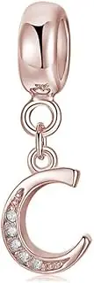 sam panda Alphabet Charms 925 Sterling Silver Letter Initial A-Z Charm Beads Fit pandora for Bracele
