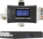 LCD Power Tester, Intuitive Voltage Display with Automatic Fault Alarm, Compatible with ATX, BTX, ITX, TFX Power Supplies, Small and Beautiful Appearance