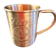 Tito's Handmade Vodka Copper Moscow Mule Mug - Heavy Duty - BRAND NEW