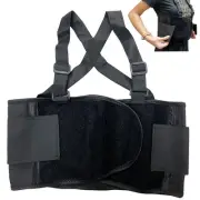 Large/XLarge 36"-44" Heavy Duty Weight Lift Lumbar Lower Back Support Belt