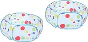 2 Pcs Guinea Pig Playpen Polyester Safety Mesh Hamster Accessory Foldable Pet Barrier Fence