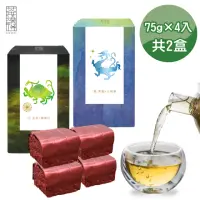 在飛比找momo購物網優惠-【茶曉得】曉得神獸系列｜高海拔高山烏龍茶葉雙享組(75gX4