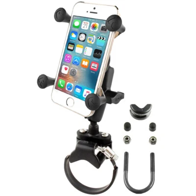 RAM ATV/UTV Mount w/ X-Grip Holder for Handlebar Roll bar - Fits iPhone & Others