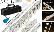 C Flutes Open Hole 16 Keys Flute for Beginner Kids Student Flute Instrument