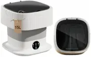 Portable Washing Machine, Mini Washer 15L High Capacity with 3 Modes Deep Cleani