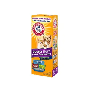 【ARM&HAMMER 鐵鎚】強效貓砂專用除臭粉 850g(貓砂/除臭粉)