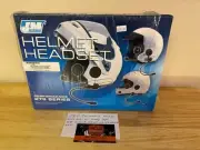 J&M Performance Headset Aero Mike III Shorty Style Half Helmet HS-1CD284-HHU-HO