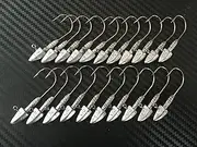Bullet Jig Heads Fishing Lures Soft Plastics Bream Gulp Nitro Shrimp (1/8oz #1 & 1/4oz #1/0)