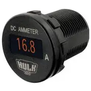 Hulk 4x4 Ammeter 12/24V DC 0-100A 29mm Dia Amber OLED - HU6655A