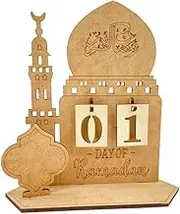 Ramadan Advent Calendar 2025, Eid Mubarak Calendar Wooden, Eid Mubarak Calendar, Al Fitr C Advent Countdown Eid