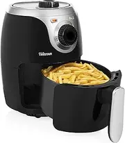 [Tristar] FR-6980BS Air Fryer, 2 L, 1000 W, Compact Design, Adjustable Thermostat, Timer, Black