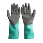 1Pair Reusable Rubber Cleaning Gloves Aquatic Protection Gloves Household
