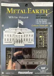 Metal Earth White House MMS032 3D Laser Cut Metal Model Kit ‘Sullys Hobbies