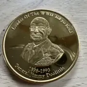1896-1993 General Jimmy Doolittle US Airforce Memorial Medal Coin WWII