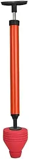 Hand Drain Plunger Cleaner for Kitchen, Bathroom Sinks and Toilets, High Pressure Clog Remover, Long Handle, Bendable Head