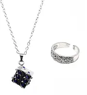 [HAMISH] JJK Merch Jujutsu Kaisen Necklace Ring Cosplay Necklace Ring Anime peripherals Anime Accessories Anime Props Creative Lightweight