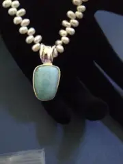 Jewelry Amazonite Sterling Silver Necklace