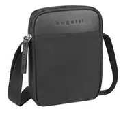 Bugatti City Guide Crossbody Shoulder Bag 24x17cm in Black
