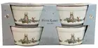 Set of 4 Beatrix Potter Peter Rabbit Ramekins Pink Trim