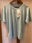 NWT Zara Teal T Shirt Women’s Size Medium