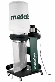 Metabo SPA1200 - Chip Extractor 370W 60L 100mm x 2.5m Hose