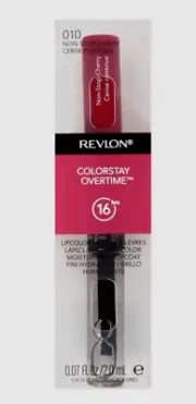Revlon Lipcolor Colorstay Overtime Moisturizing Topcoat - 010 Non-Stop Cherry