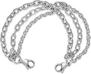 [linnalove] Stainless Steel Interchangeable Chain for Medical Alert Bracelets for Women and Men