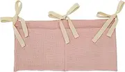 [Generic] Bedside Storage Organizer - Diaper Storage Organizer - Bag with 2 Pockets Space-Saving Caddy Bedside Accessories for Entryway Closet Bedroom Dorm Nursery