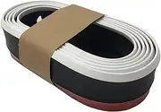 Universal Car Front Bumper Protector, Self-Adhesive Auto Splitter Body Spoiler Skirt Rubber, Bumper Lip Trim Spoiler 2.5M/8.2ft(6)