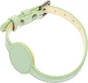 Pet Tracking Collar Breakaway Collar Cat Accessories Cat Bells for for Pets Pu Green