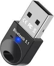 USB Bluetooth Adapter 5.1 Long Range Wireless Dongle for PC Desktop Laptop