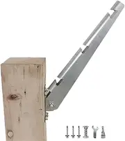 Yerdos Barbed Wire Arm Extend Arm Barbed Wire Hot-Dip Galvanized Steel Cornered Barbwire Arm Barbwire Arm Extensions for Chain Link Fence All Bolts Included Top Rail (15), silvery, (shengyi012)
