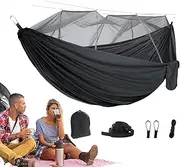 Hammock with Net - Lightweight Hammock Net Camping Portable,Breathable Compact Waterproof Lightweight Camping Accessories for Backyard Hiking Travel Backpacking Survival Outside Outdoor